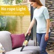 Aspirator de mana fara fir, Goxawee, G5319, aspiratie puternica 10000pa, lumina LED, Curatare la 360°, Autonomie 30 min, Usoara, Usor de folosit, Ideal pentru Casa si Birou, Verde inchis