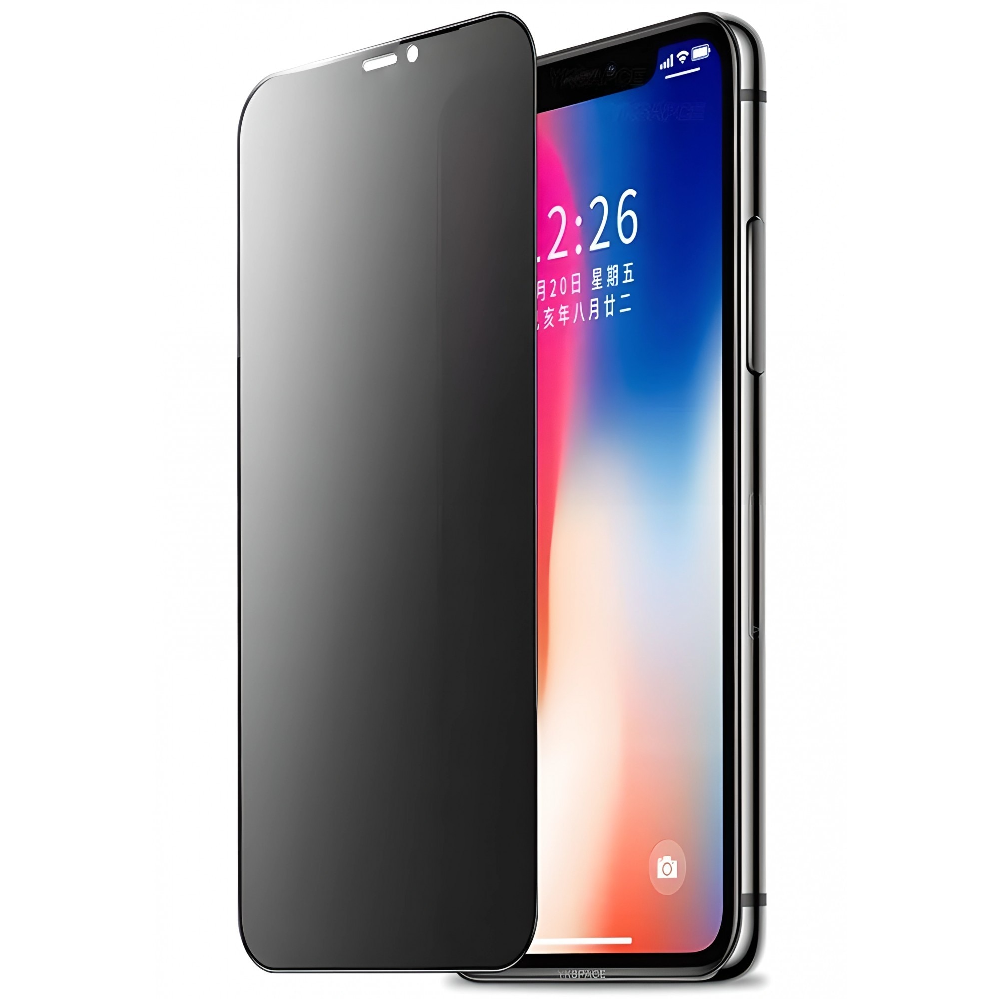Folie Sticla Securizata 3D Privacy 28° Armor Panda pentru Apple iPhone 7/8