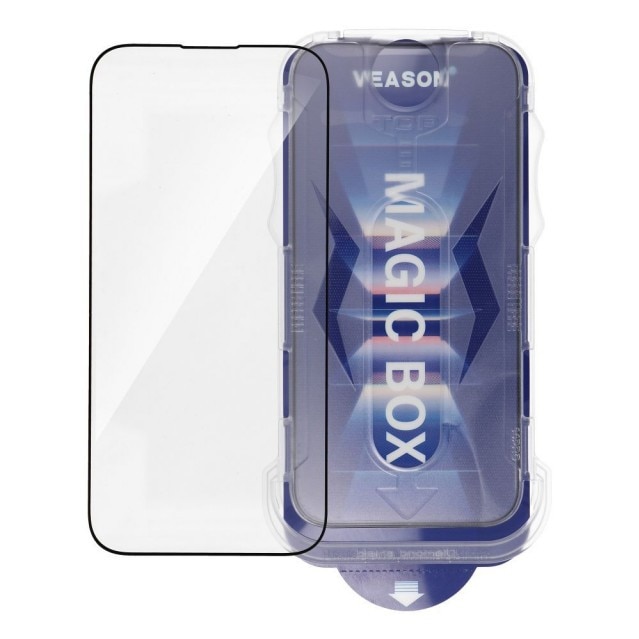 Folie Sticla Upzz Veason Easy Install Compatibila Cu iPhone 17 Pro Max, Aplicator Inclus, Montaj Rapid