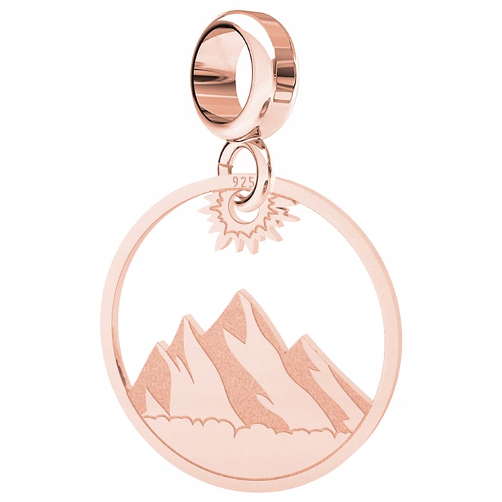 Talisman, Larezo, Charms Muntii Tatra Zakopane, Argint 925, Pentru Femei, 26 mm, 1 X Pandantiv, 1 X Cutie Bijuterie Premimum, Auriu