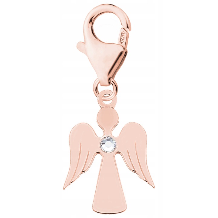 Talisman, Larezo, Inger, Argint 925, Pentru Femei, 27 mm, 1 X Pandantiv, 1 X Cutie Bijuterie Premimum, Auriu