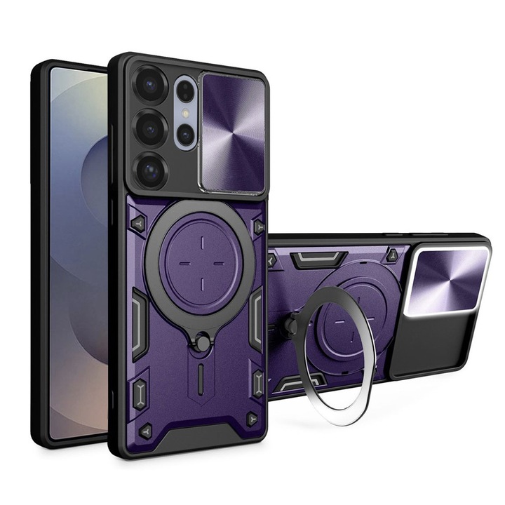 Husa Protectie Compatibila cu Samsung Galaxy S25 Ultra, Tim, Purple