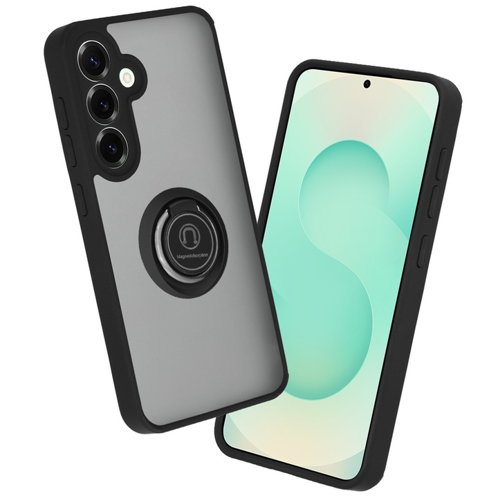Samsung Galaxy S25 Plus tok - Techsuit Glinth - fekete
