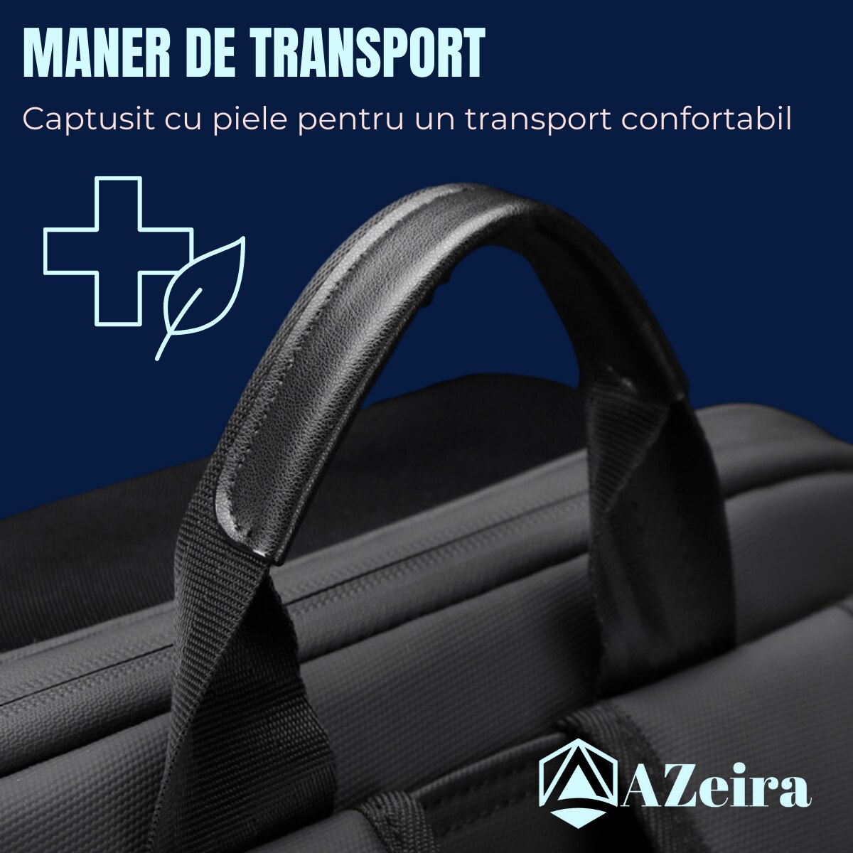 Rucsac Smart Extensibil pentru Laptop AZeira®, Barbatesc, Antifurt, Cifru de Securitate, Conectivitate, Multifunctional, Ergonomic, Organizare optima, Multiple buzunare, Protectie ptr Laptopuri, 47x30x10/20 cm, Gri