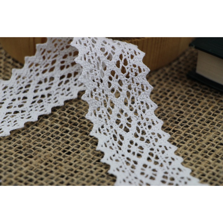 Dantela alba R1R 25 de metri