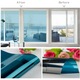 Folie Reflexiva protectie Geamuri termopan, montare pe interior cu Efect de Oglinda si Protectie Solara UV, Albastru, 60 x 300 cm, TopBazar