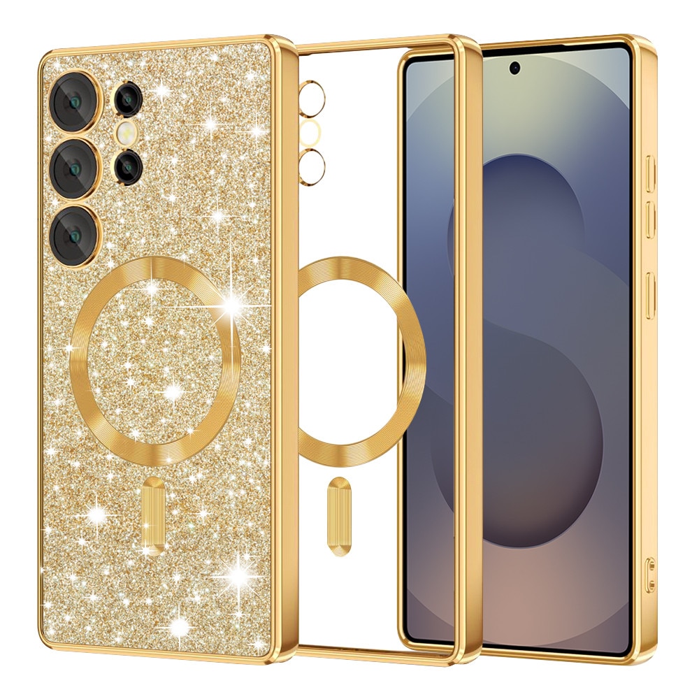 Husa pentru Samsung Galaxy S25 Ultra - Techsuit Luxury Glitter MagSafe - Gold
