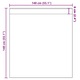 Perdele Voile cu buzunare pentru bare vidaXL, 2 buc, Maro 4102171