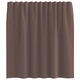 Perdele Voile cu buzunare pentru bare vidaXL, 2 buc, Maro 4102171