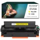 Set 4 toner cartuse imprimanta pentru HP CF-410X / CF-380X CMYK, 4400 pagini negru + 2800 pagini fiecare culoare, CE410X / CF380X CF381X CF382X CF383X / CC530A, compatibil cu LASERJET M351a M375nw M451dn M475dn