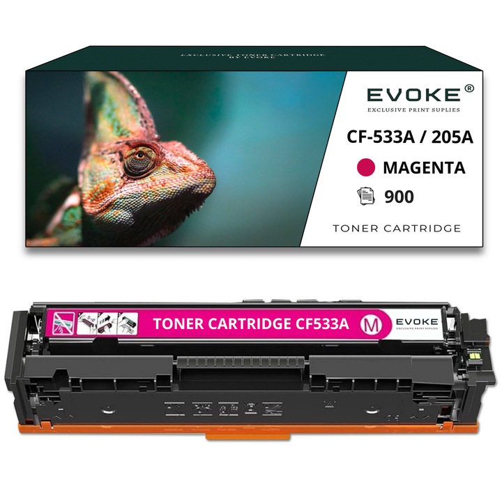 Toner cartus imprimanta pentru HP CF-533A magenta, 900 pagini, CF533A, compatibil cu Color LaserJet M180n M181fw M154a M154nw