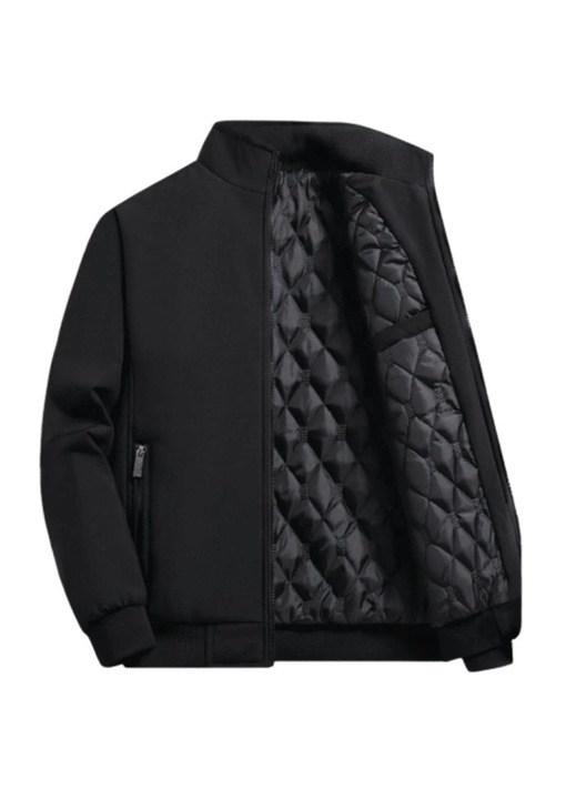 Jacheta matlasata pentru barbati, Negru