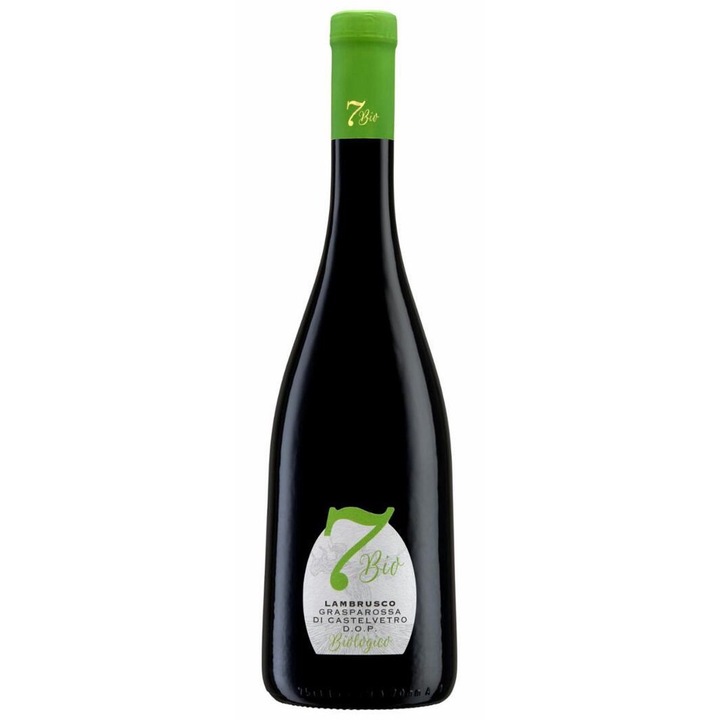 Vin Rosu, 7Bio Lambrusco Grasparossa di Castelvetro DOP, 0.75l