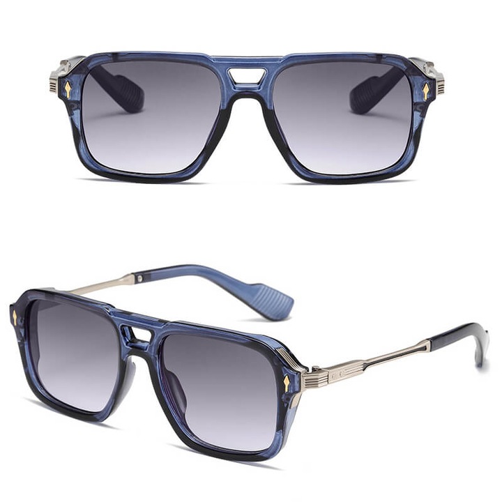 Ochelari de soare pilot Maxair ST-MAX9A, unisex, cu filtru UV400, set cu etui si stergator