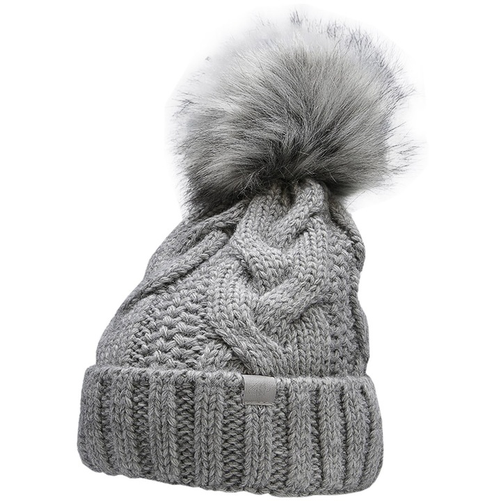 Дамска шапка Tres, H4Z22 CAD010 27M, светлосив, S/M