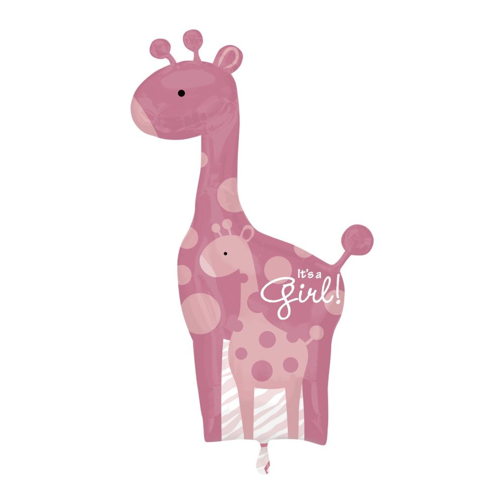 Balon folie figurina mare girafa fetita botez, Anagram