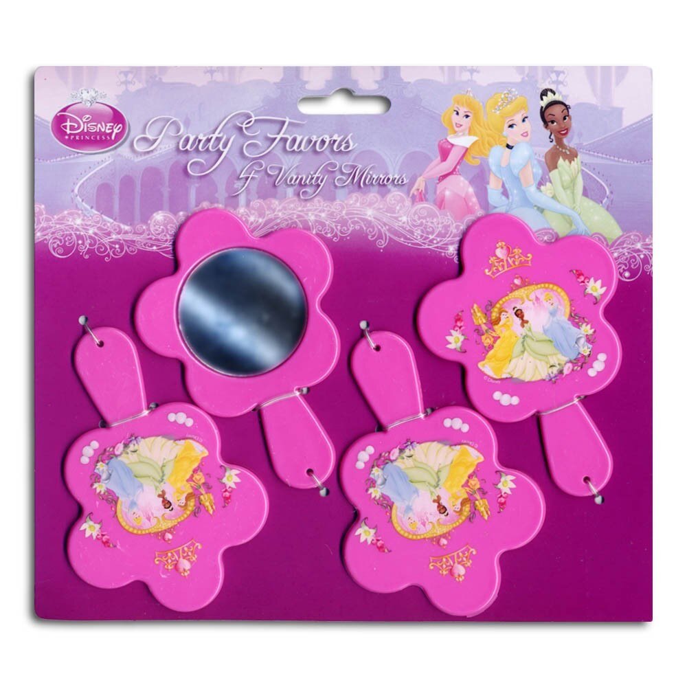 Oglinjoare Printesele Disney, Amscan, 4 buc