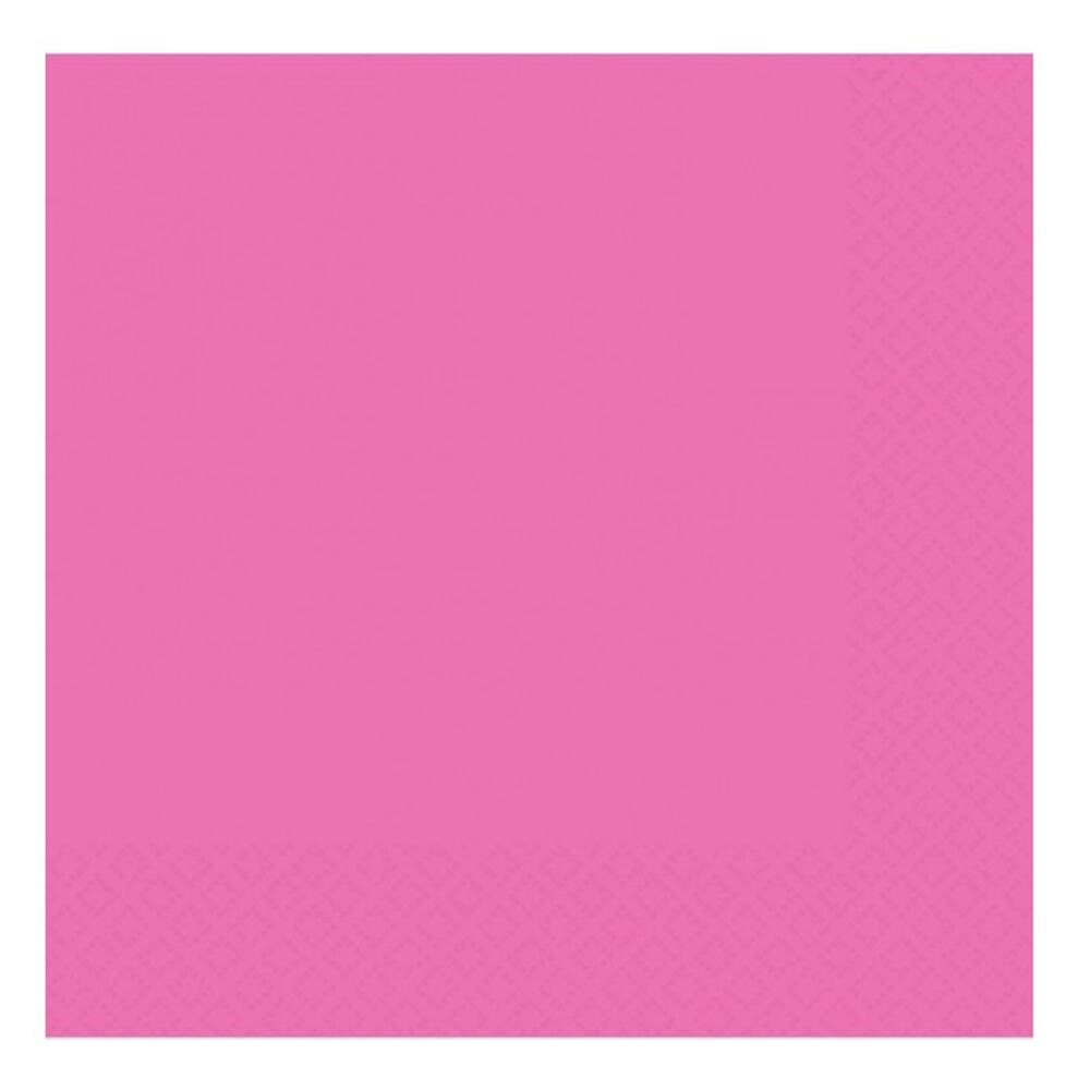 Servetele roz - bright pink, Amscan, 20 buc