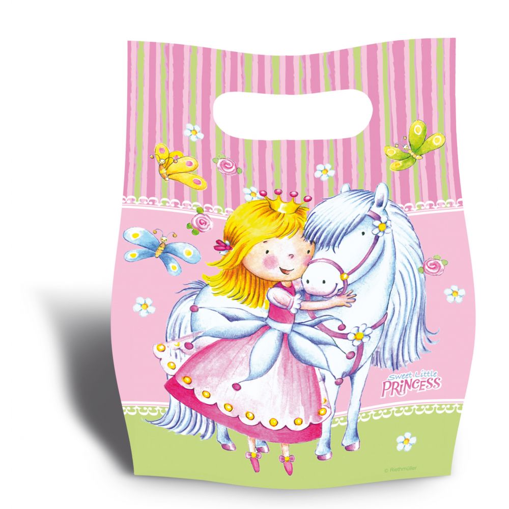 Pungute party Sweet Little Princess, Riethmueller, 6 buc