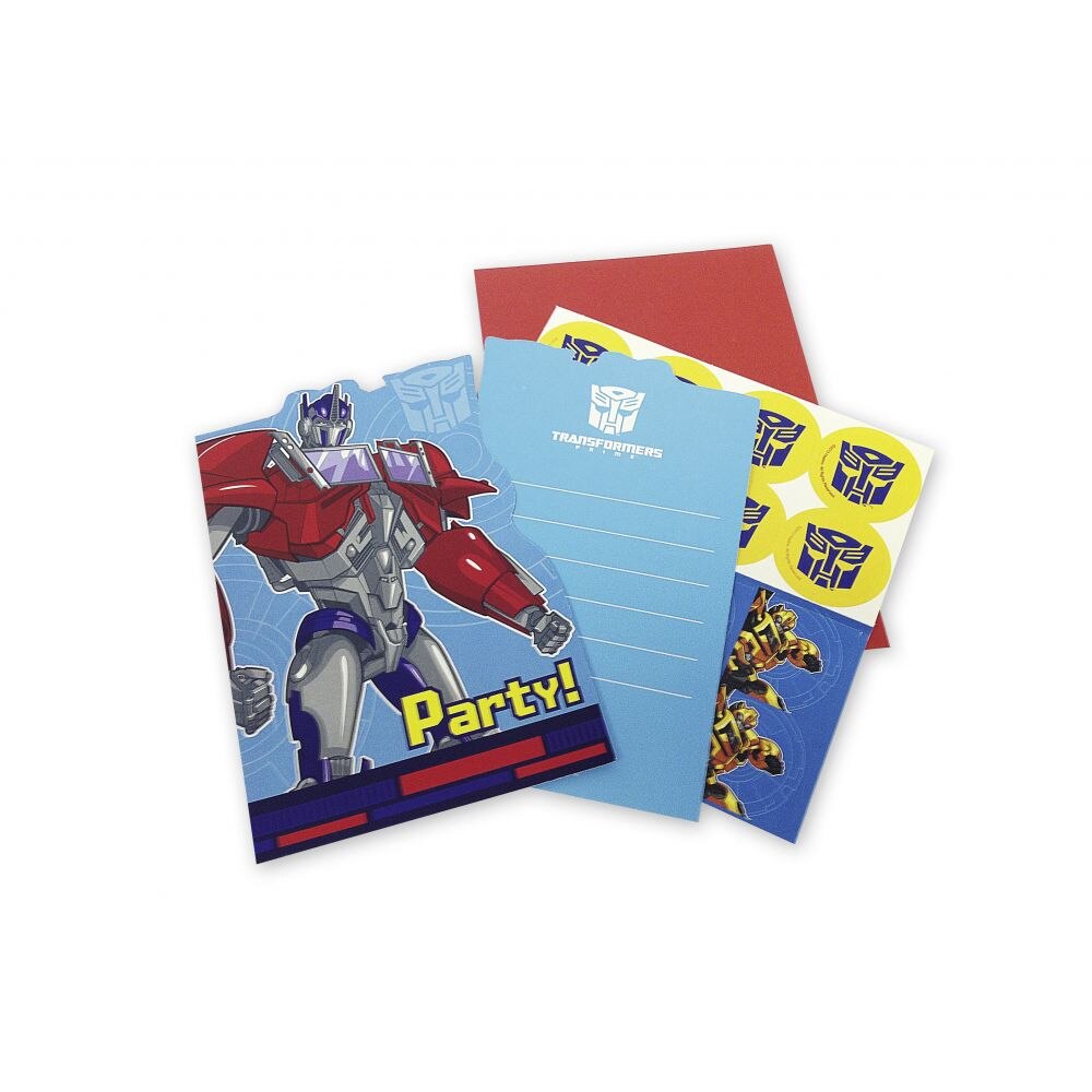 Invitatii Tranformers, Riethmueller, 8 buc