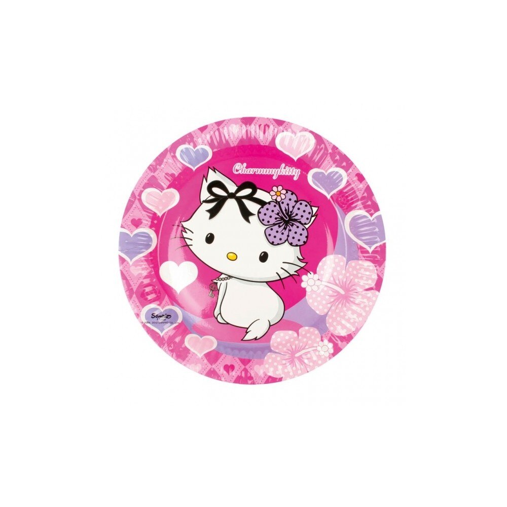Farfurii Charmmy Kitty 23 cm, Riethmueller, 8 buc