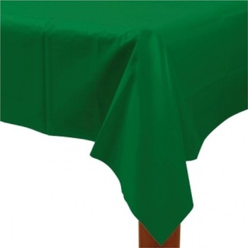 Fata de masa plastic verde-festive green, Amscan, 1 buc Fata de masa plastic verde-festive green, Amscan, 1 buc