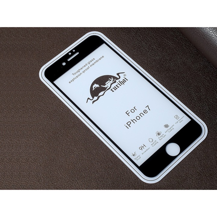 Стъклен протектор RURIHAI Solid Defense 0.1MM FULL iPhone 7 (4.7) inch, Черен