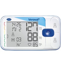 Tensiometru pentru incheietura Veroval, Aparat Tensiune Arteriala Detectie aritmie, Display XXL, 2 x 100 memorii, Alb