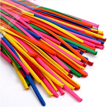 Set 100 baloane colorate pentru modelaj, latex, ProCart Set 100 baloane colorate pentru modelaj, latex, ProCart