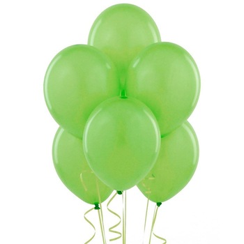 Set 100 baloane verzi party, 30 cm Set 100 baloane verzi party, 30 cm