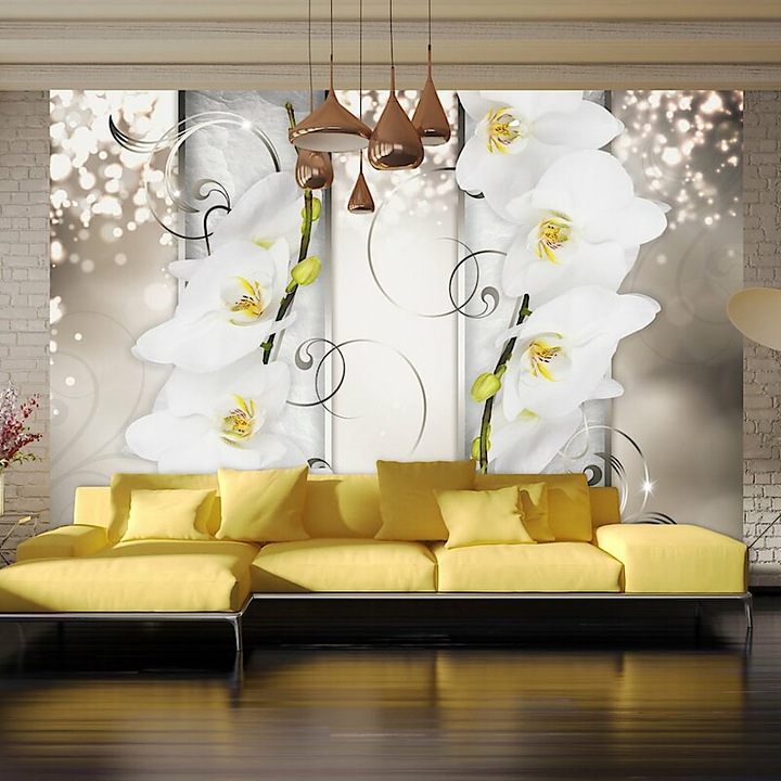 Fotótapéta - Fehér csillogás 400x280