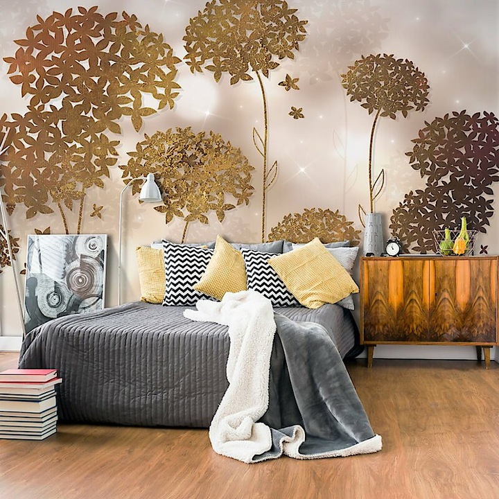 Fotótapéta - Aranyos virágok 400x280