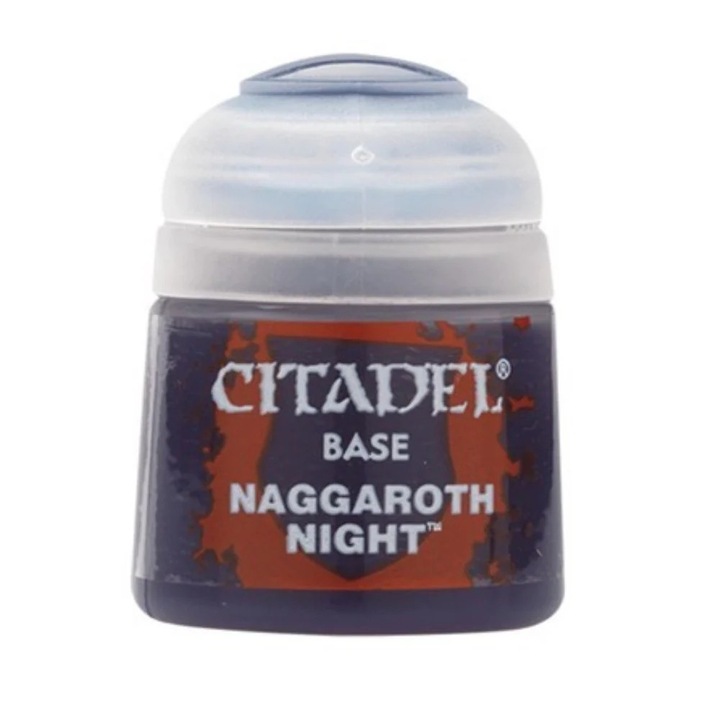 Warhammer Miniatures Paint, Base Paint, Naggaroth Night, 12 мл