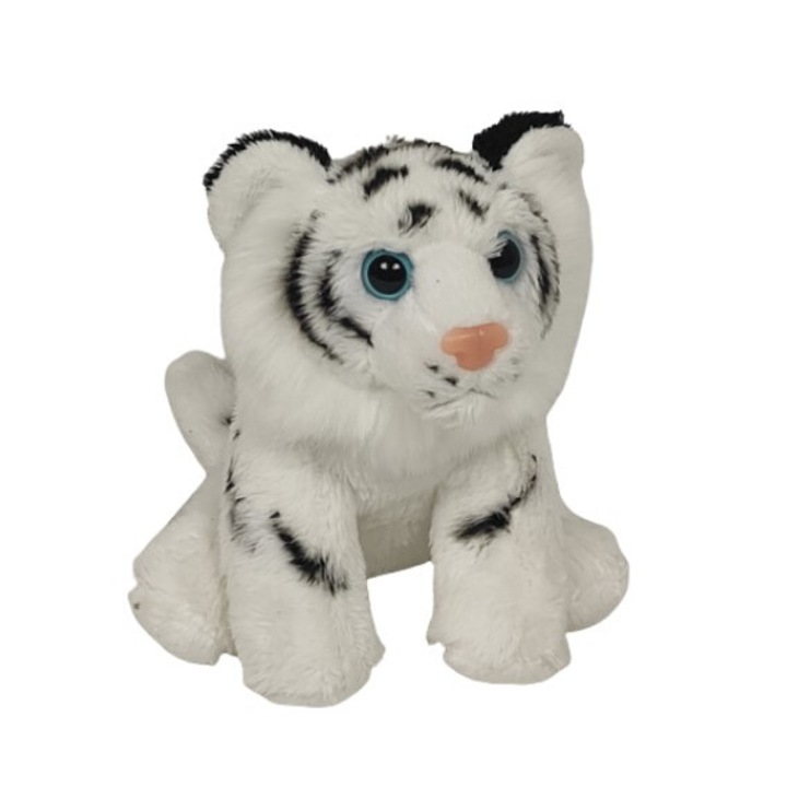 Fehér tigris, 14 cm, Dubi, plüss