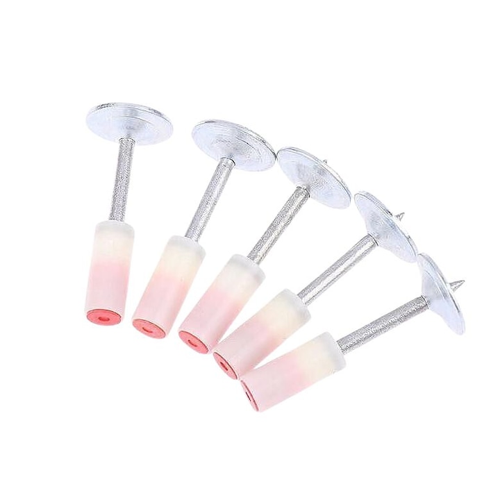 Комплект пирони за пневматичен пистолет, 200 броя, Размер: 16 и 18 милиметра, Цвят: Сребрист