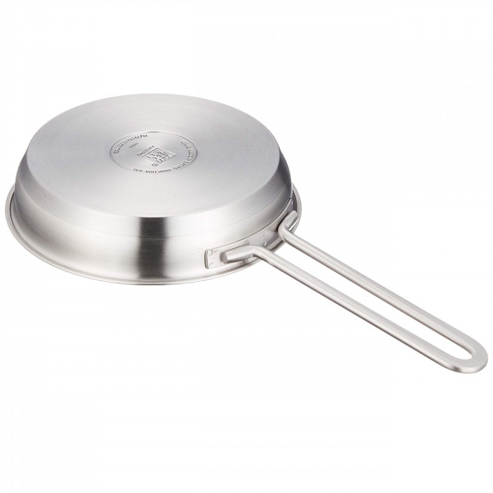 Set oala cu capac si tigaie Zwilling 66660-002, Ottel inoxidabil 18/10, Inductie, Inox