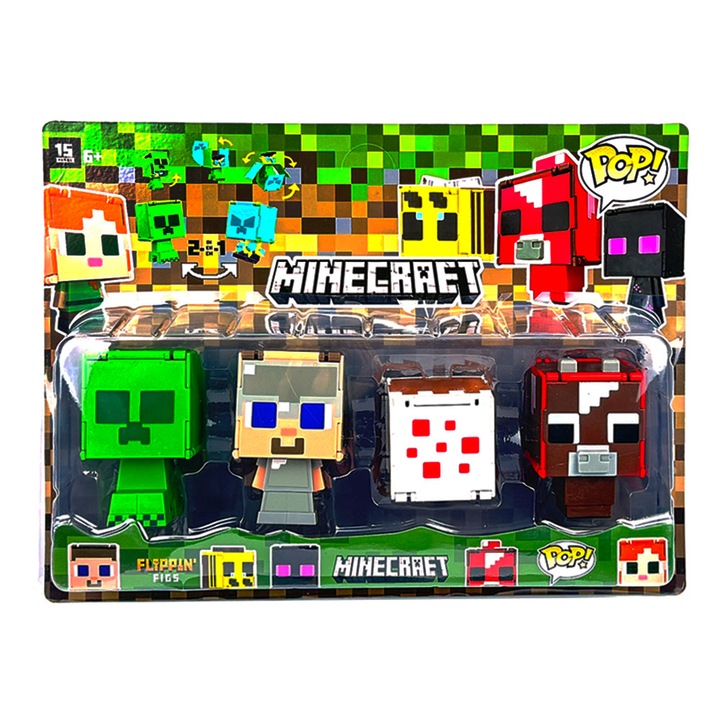 Figurine, Funko POP, Minecraft, Transforming Figures