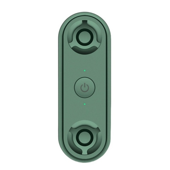 Ултразвуков репелент за вътрешна употреба, ефективен срещу хлебарки, плъхове, хлебарки, насекоми, комари, паяци, мравки и други, с 3 режима на превключване, 360° покритие, размери 112x40x23 мм, зелен