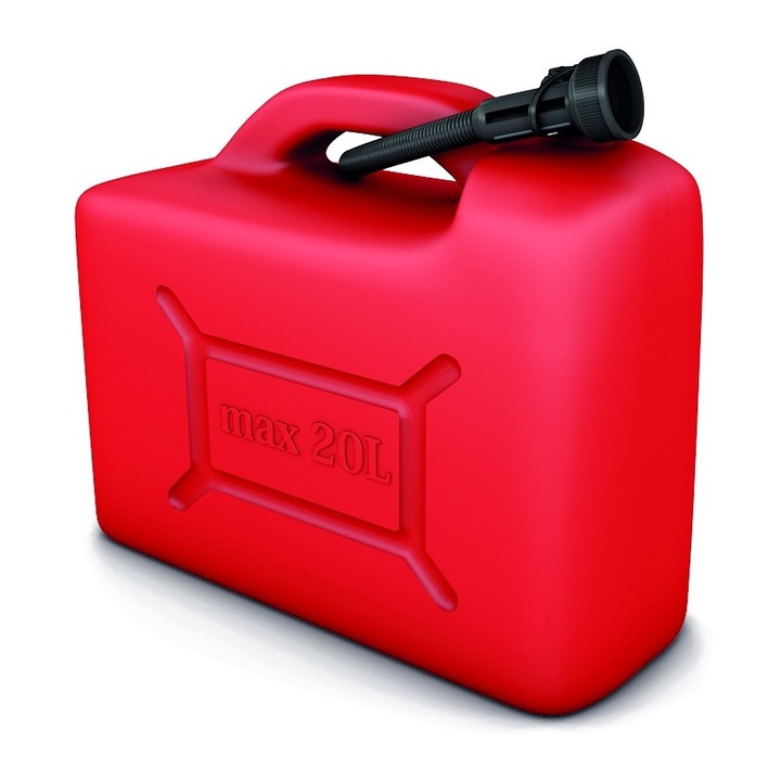 Туба MTX, за гориво, вертикална, 20 L, пластмасова