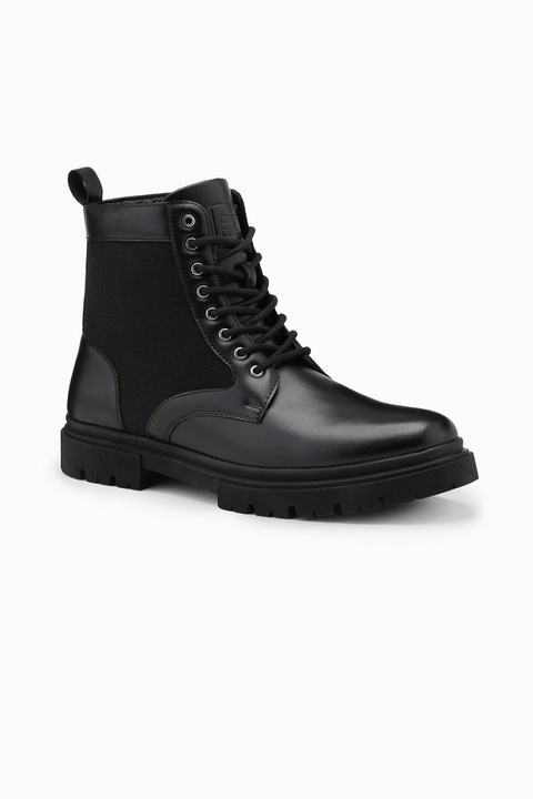 OMBRE, Боти от еко кожа, Черен