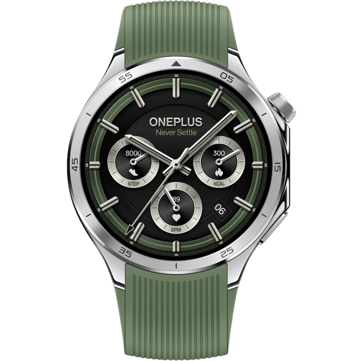 Смарт часовник OnePlus Watch 3, 46 mm, GPS, NFC, Bluetooth, Wi-Fi, Emerald Titanium