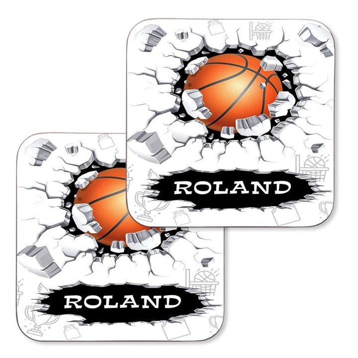 Kosárlabdás poháralátét 2db Roland