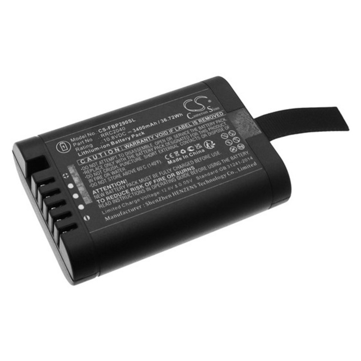 Akkumulátor, kompatibilis Cameron sino li-ion akku (10.8v / 3400mAh, exfo xw-ex001 kompatibilis) fekete, gyártói csomagolás