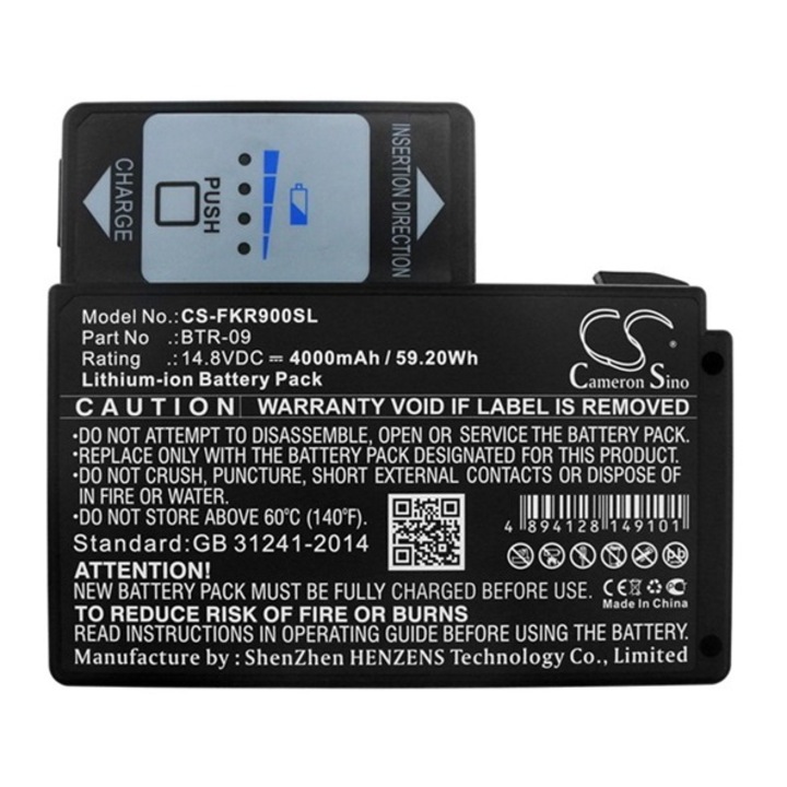 Akkumulátor, kompatibilis Cameron sino li-ion akku (14.8v/4000mAh, fujikura btr-09 kompatibilis), gyártói csomagolás