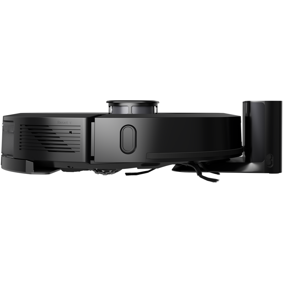 Aspirator robot AENO RC7S, Rezervor apa 0.3 l, Recipient praf 0.3 l, 4000 Pa, Navigare cu LiDAR, 300 mp, 20 senzori, Mapare, Autonomie 250 minute Negru