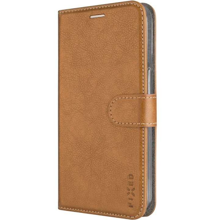 Husa telefon FIXED Opus pentru Samsung Galaxy S25+, brown