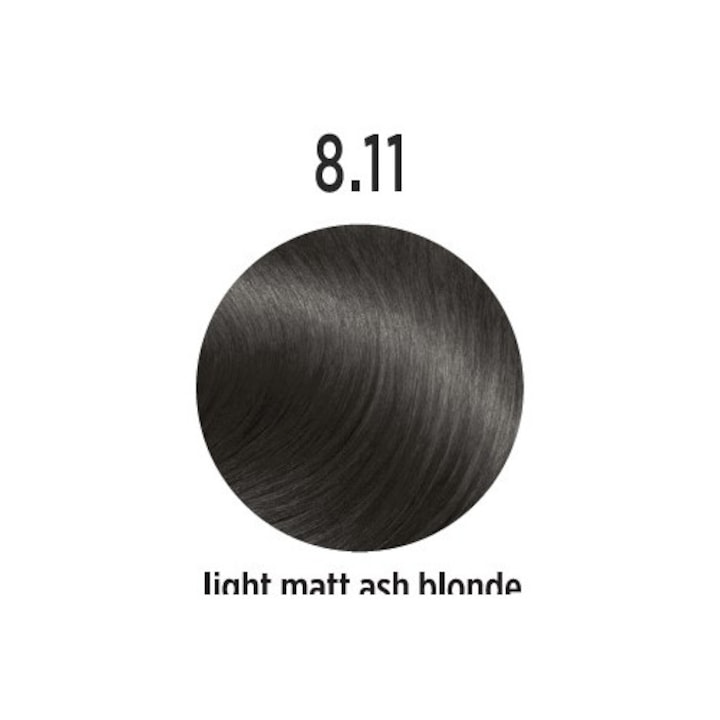 Vopsea de par Profesionala ELEMENT Light Matt Ash Blonde 8.11 - 100 Ml