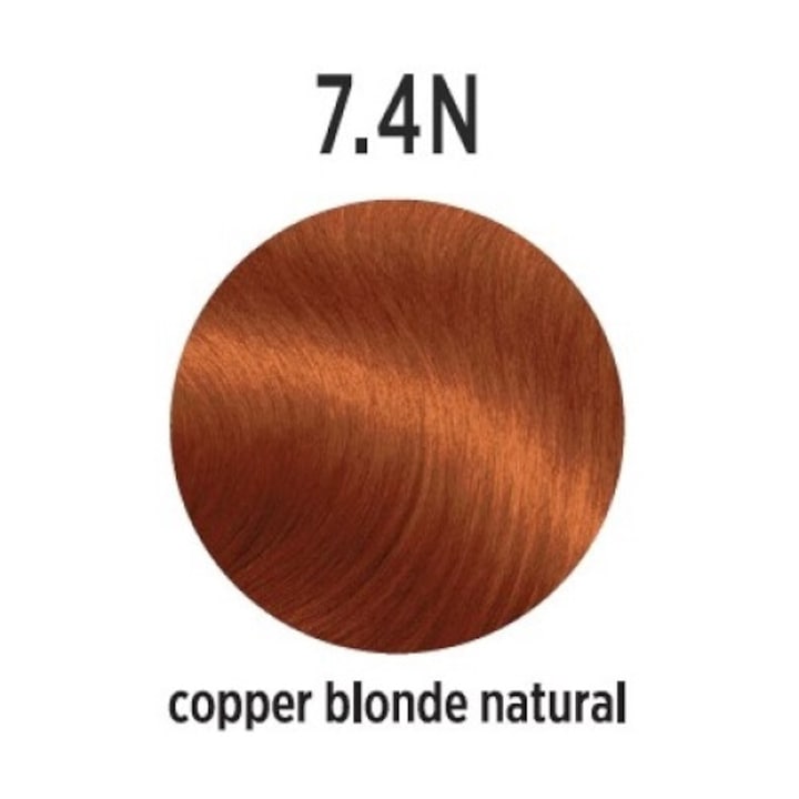 Vopsea de par Profesionala ELEMENT Cooper Blonde Natural 7.4N - 100 Ml