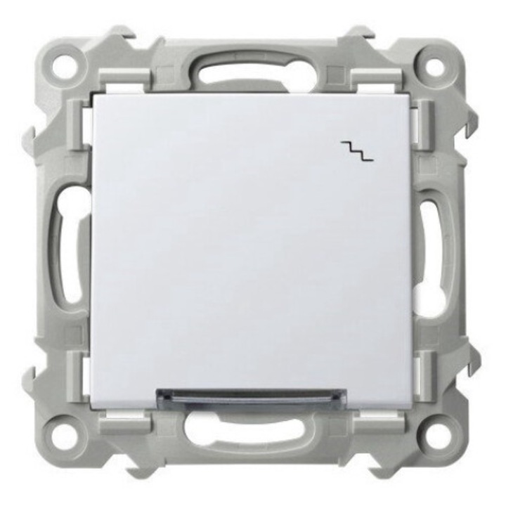 Csuklós kapcsoló fehér megvilágítással SZAFIR White Ospel