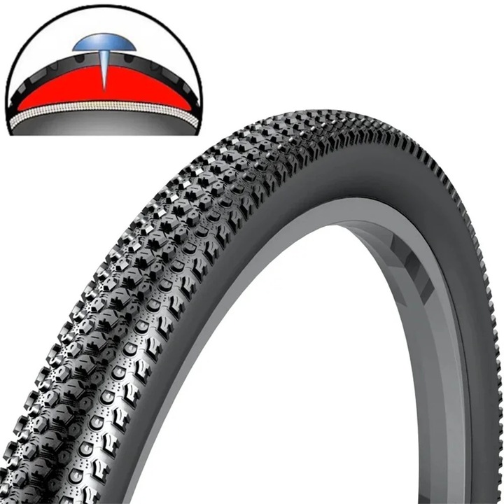 Cauciuc / Anvelopa bicicleta DSI Puncture 26×2.10 inch, 54×559